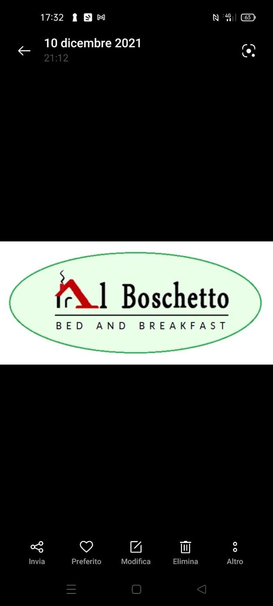 メリッツァーノ Al Boschetto Bed & Breakfast エクステリア 写真